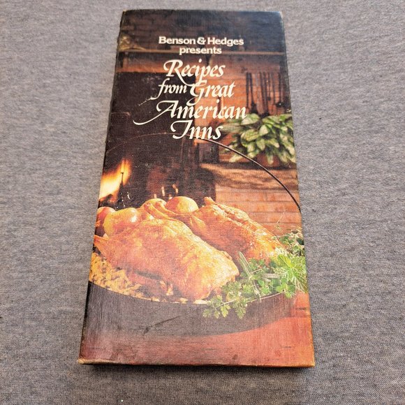 BENSON & HEDGES RECIPES FROM GREAT AMERICAN INNS CIRCA 1981 COOKBOOK VINTAGE HTF - Picture 1 of 9
